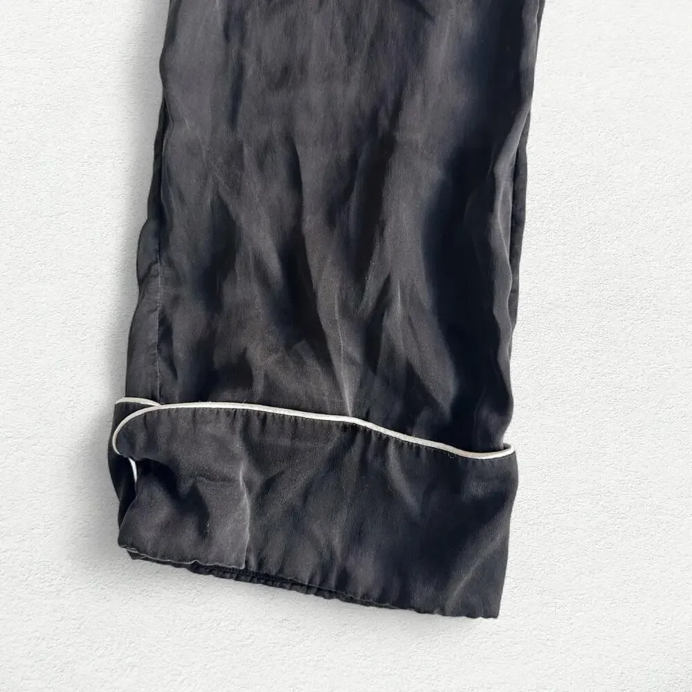 Noiri the Label Charlotte Silk Pajama Pants in Black - Picture 7 of 7